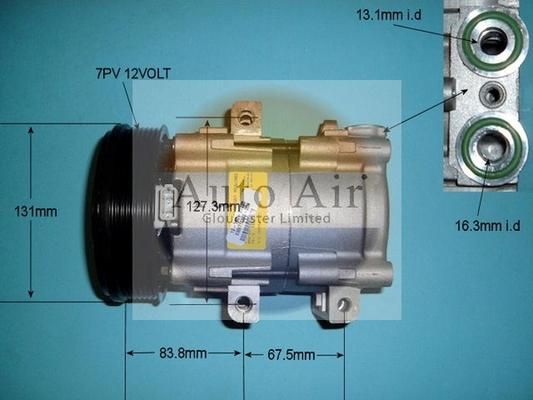 Auto Air Gloucester 14-8146 - Compressore, Climatizzatore autozon.pro