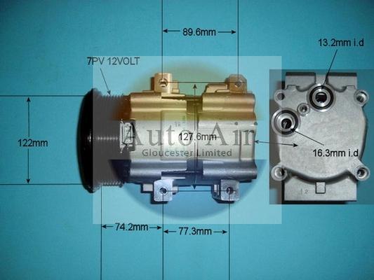 Auto Air Gloucester 14-8124 - Compressore, Climatizzatore autozon.pro