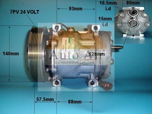 Auto Air Gloucester 14-8231 - Compressore, Climatizzatore autozon.pro