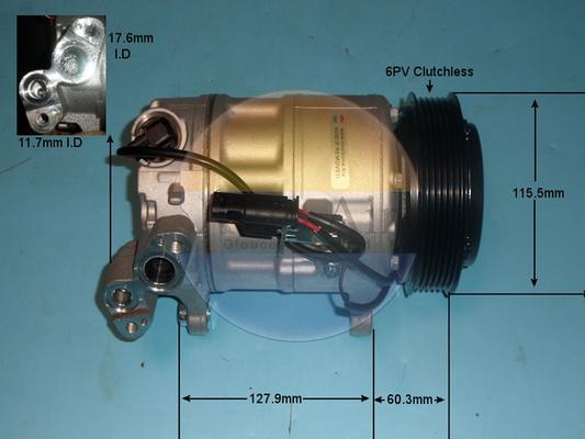 Auto Air Gloucester 14-8725P - Compressore, Climatizzatore autozon.pro