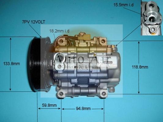 Auto Air Gloucester 14-3491R - Compressore, Climatizzatore autozon.pro