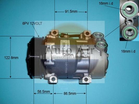 Auto Air Gloucester 14-3542R - Compressore, Climatizzatore autozon.pro