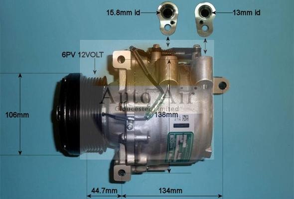 Auto Air Gloucester 14-3306 - Compressore, Climatizzatore autozon.pro