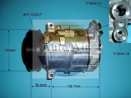 Auto Air Gloucester 14-2056 - Compressore, Climatizzatore autozon.pro