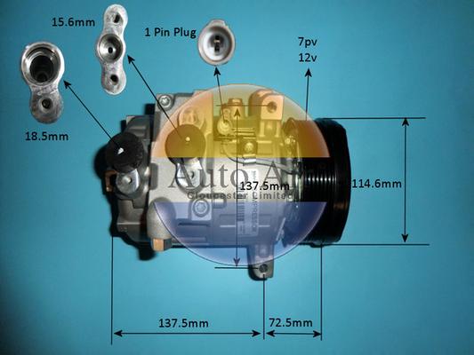 Auto Air Gloucester 14-2065 - Compressore, Climatizzatore autozon.pro