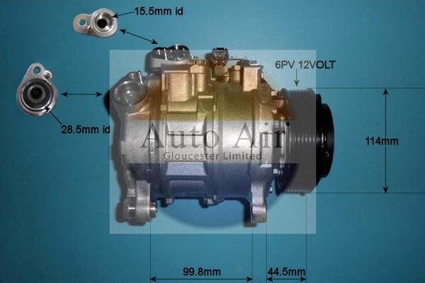 Auto Air Gloucester 14-2079 - Compressore, Climatizzatore autozon.pro