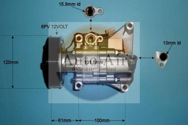 Auto Air Gloucester 14-2075 - Compressore, Climatizzatore autozon.pro