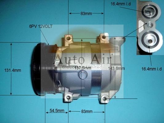 Auto Air Gloucester 14-2205 - Compressore, Climatizzatore autozon.pro