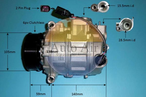 Auto Air Gloucester 14-7954 - Compressore, Climatizzatore autozon.pro