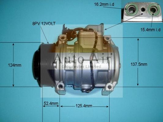 Auto Air Gloucester 14-7490R - Compressore, Climatizzatore autozon.pro