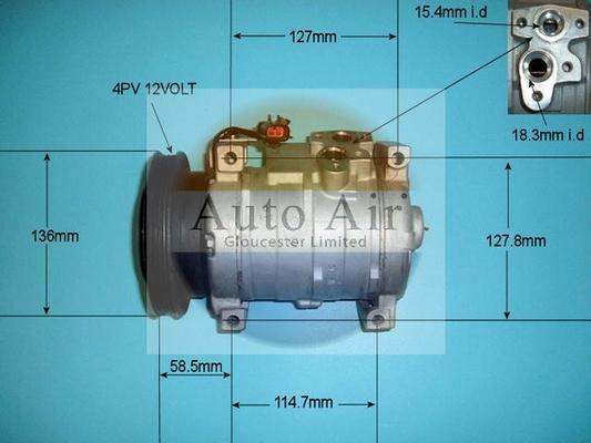 Auto Air Gloucester 14-7497R - Compressore, Climatizzatore autozon.pro