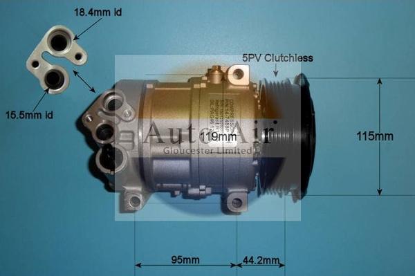 Auto Air Gloucester 14-7488P - Compressore, Climatizzatore autozon.pro