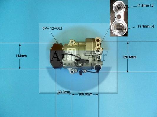 Auto Air Gloucester 14-7478 - Compressore, Climatizzatore autozon.pro