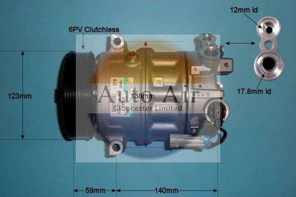 Auto Air Gloucester 14-7473 - Compressore, Climatizzatore autozon.pro