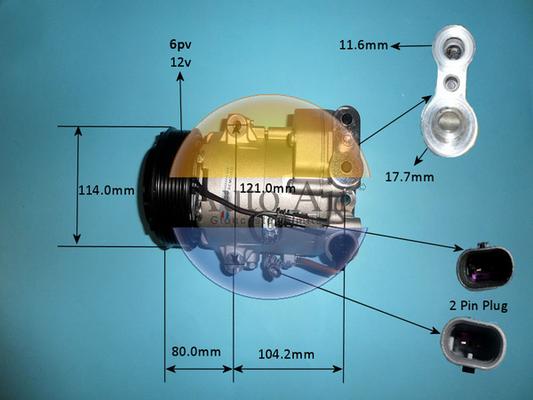 Auto Air Gloucester 14-7477p - Compressore, Climatizzatore autozon.pro