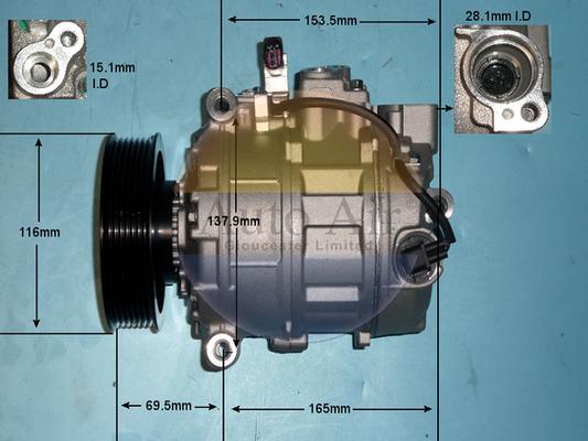 Auto Air Gloucester 14-7005P - Compressore, Climatizzatore autozon.pro