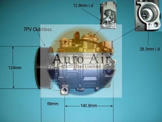 Auto Air Gloucester 14-7006 - Compressore, Climatizzatore autozon.pro