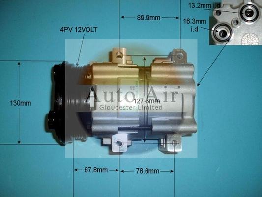 Auto Air Gloucester 14-7136 - Compressore, Climatizzatore autozon.pro