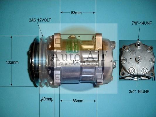 Auto Air Gloucester 14-7862 - Compressore, Climatizzatore autozon.pro