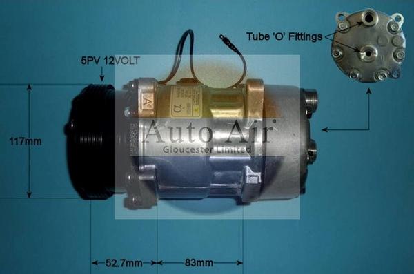 Auto Air Gloucester 14-7882P - Compressore, Climatizzatore autozon.pro