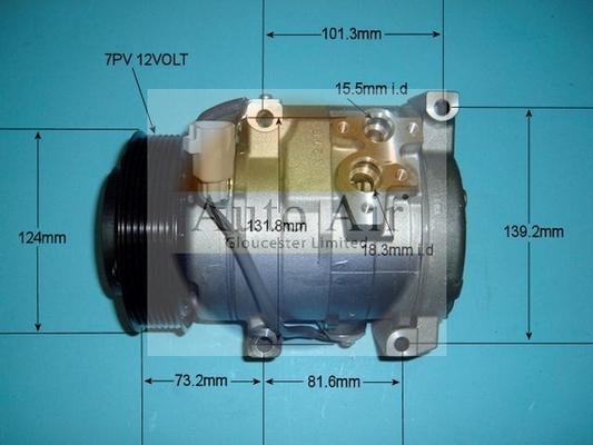 Auto Air Gloucester 14-7306 - Compressore, Climatizzatore autozon.pro