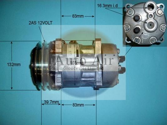 Auto Air Gloucester 14-7743 - Compressore, Climatizzatore autozon.pro