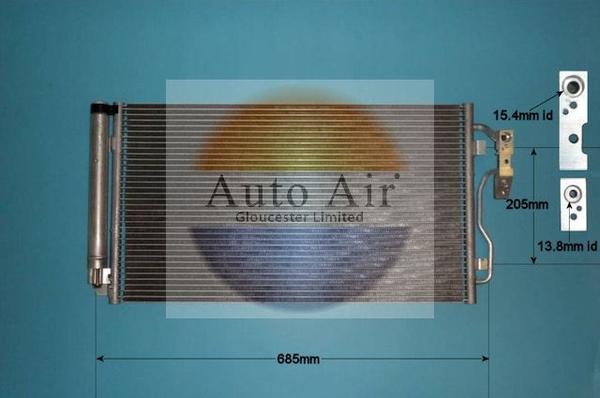 Auto Air Gloucester 16-9948 - Condensatore, Climatizzatore autozon.pro