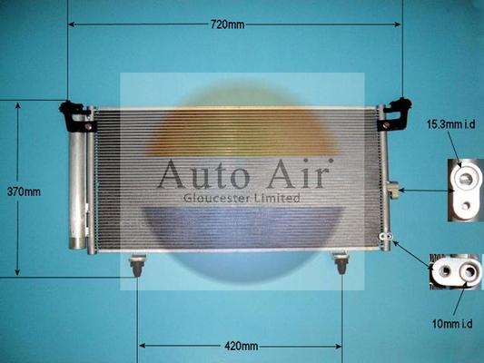 Auto Air Gloucester 16-9953 - Condensatore, Climatizzatore autozon.pro