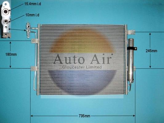 Auto Air Gloucester 16-9952 - Condensatore, Climatizzatore autozon.pro