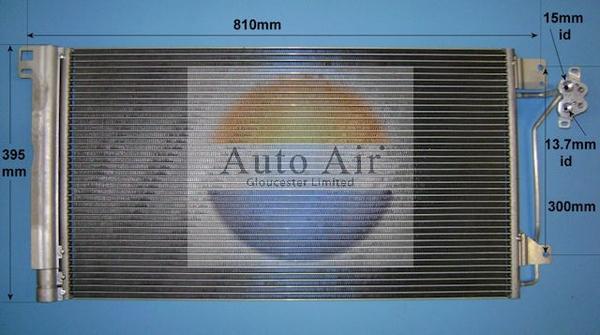 Auto Air Gloucester 16-9964A - Condensatore, Climatizzatore autozon.pro