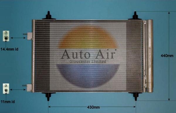 Auto Air Gloucester 16-9919 - Condensatore, Climatizzatore autozon.pro