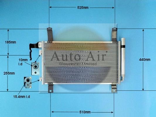 Auto Air Gloucester 16-9911 - Condensatore, Climatizzatore autozon.pro