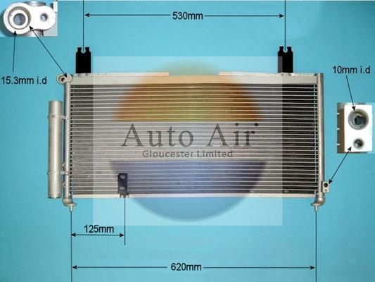 Auto Air Gloucester 16-9920 - Condensatore, Climatizzatore autozon.pro