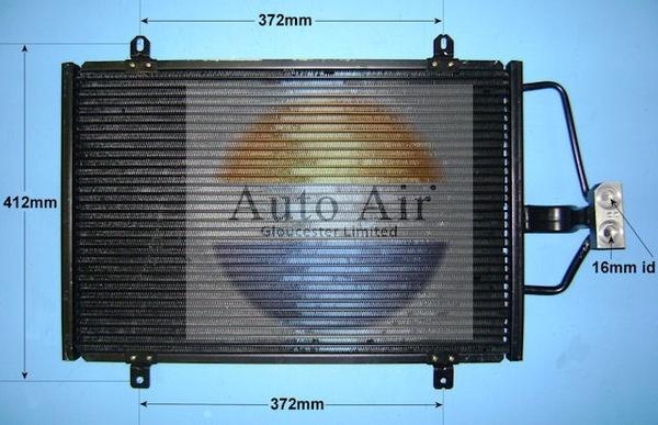 Auto Air Gloucester 16-9554 - Condensatore, Climatizzatore autozon.pro