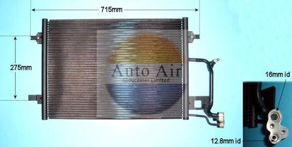 Auto Air Gloucester 16-9565 - Condensatore, Climatizzatore autozon.pro