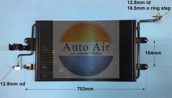 Auto Air Gloucester 16-9560A - Condensatore, Climatizzatore autozon.pro