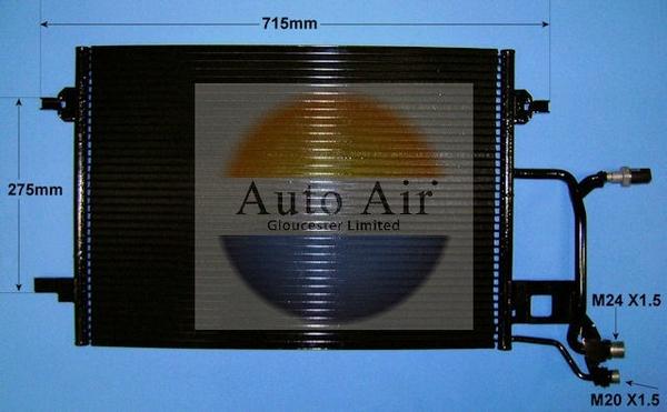 Auto Air Gloucester 16-9561A - Condensatore, Climatizzatore autozon.pro