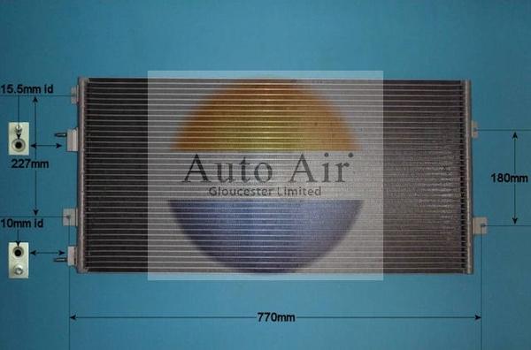 Auto Air Gloucester 16-9643 - Condensatore, Climatizzatore autozon.pro