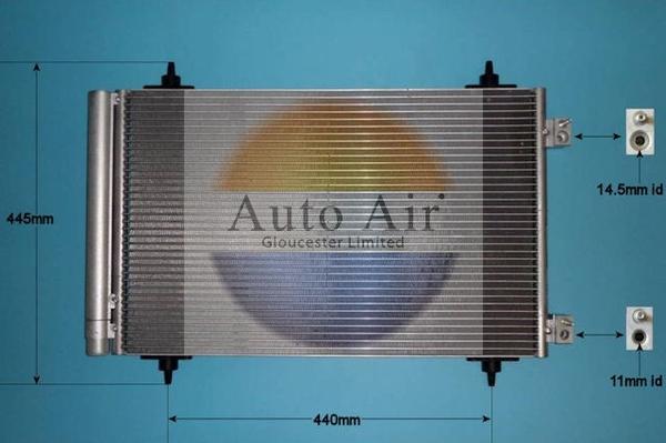 Auto Air Gloucester 16-9642 - Condensatore, Climatizzatore autozon.pro