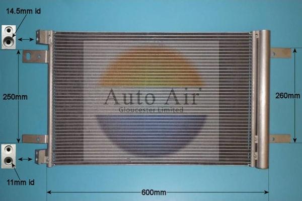 Auto Air Gloucester 16-9632 - Condensatore, Climatizzatore autozon.pro