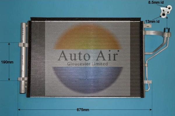 Auto Air Gloucester 16-9012 - Condensatore, Climatizzatore autozon.pro