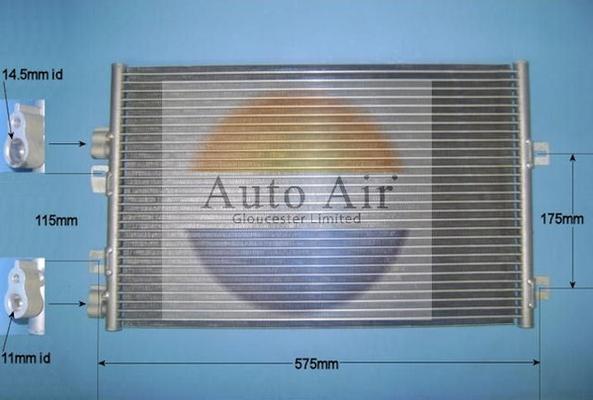 Auto Air Gloucester 16-9122 - Condensatore, Climatizzatore autozon.pro