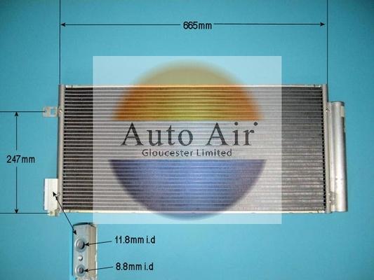 Auto Air Gloucester 16-9800 - Condensatore, Climatizzatore autozon.pro