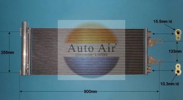 Auto Air Gloucester 16-9796 - Condensatore, Climatizzatore autozon.pro