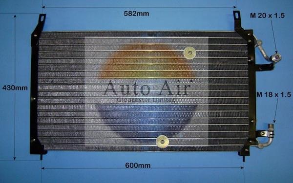 Auto Air Gloucester 16-9757 - Condensatore, Climatizzatore autozon.pro