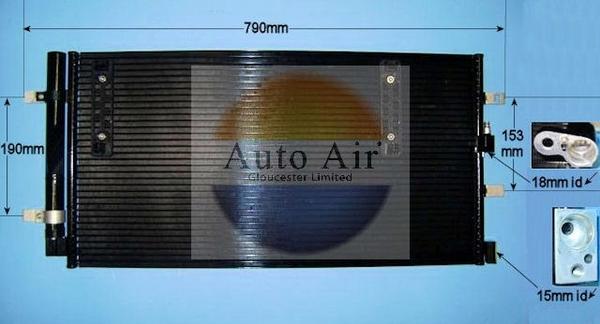 Auto Air Gloucester 16-9705A - Condensatore, Climatizzatore autozon.pro