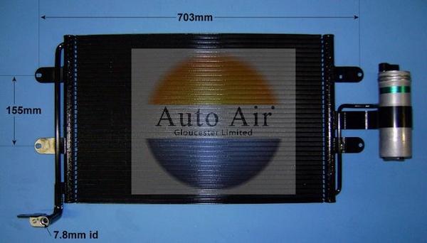 Auto Air Gloucester 16-9786 - Condensatore, Climatizzatore autozon.pro