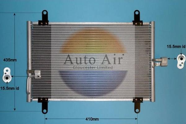 Auto Air Gloucester 16-9781 - Condensatore, Climatizzatore autozon.pro