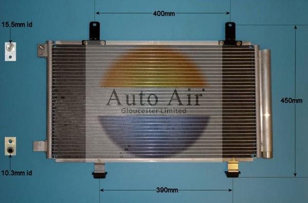 Auto Air Gloucester 16-9721 - Condensatore, Climatizzatore autozon.pro