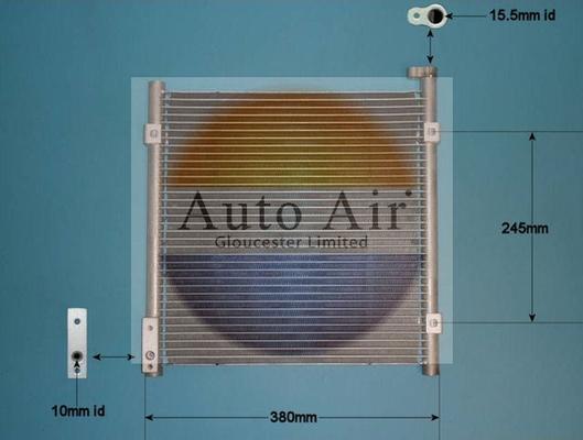 Auto Air Gloucester 16-5270 - Condensatore, Climatizzatore autozon.pro